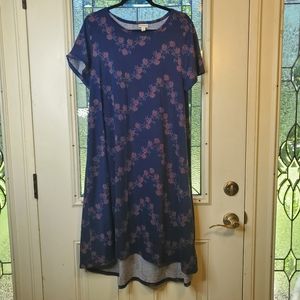 LLR Floral Chevron Carly Dress